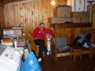 He loves his oxygen bottle